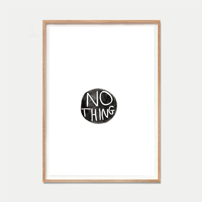 david shrigley David Shrigley Monotype - Nothing (2008)