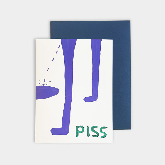 David Shrigley David Shrigley Musical Greetings Cards - Piss