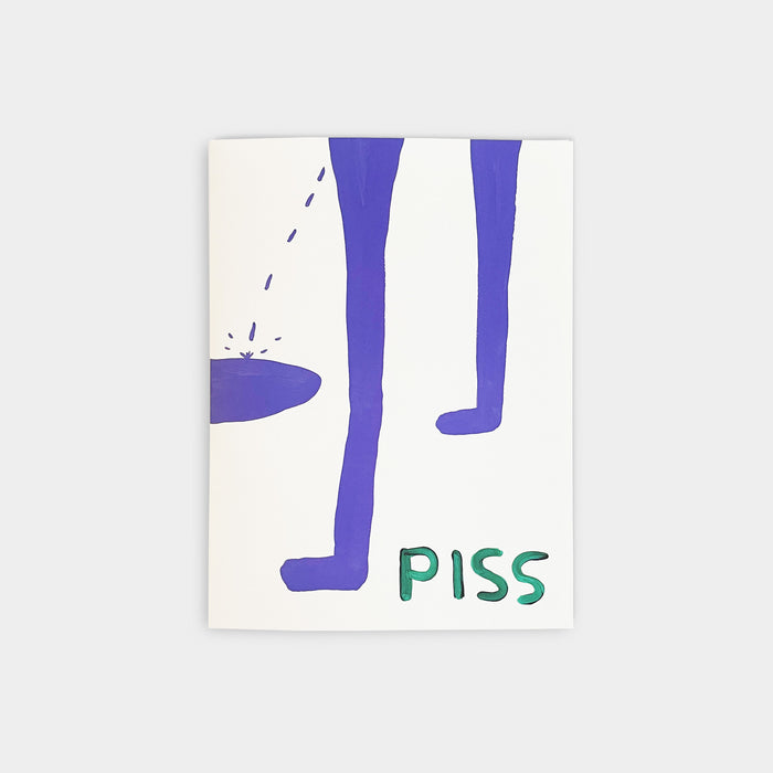 david shrigley David Shrigley Musical Greetings Cards - Piss