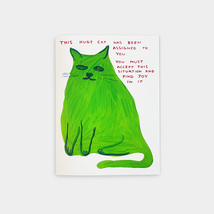 david shrigley David Shrigley Musical Greetings Cards - This Huge Cat