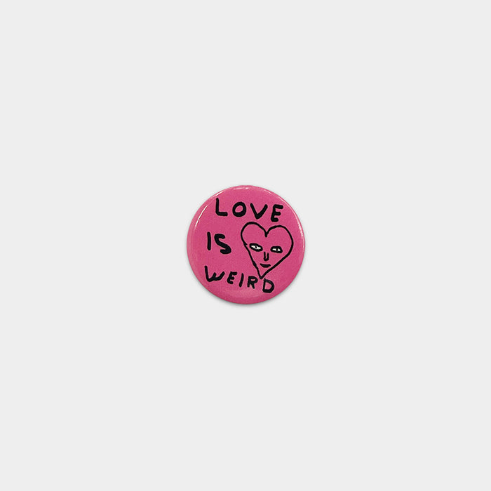david shrigley David Shrigley Pin Badges - Love Is Weird