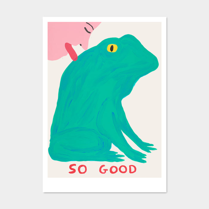 david shrigley David Shrigley Postcard - So Good Frog