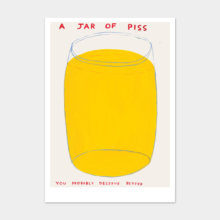 david shrigley David Shrigley Postcards - A Jar Of Piss