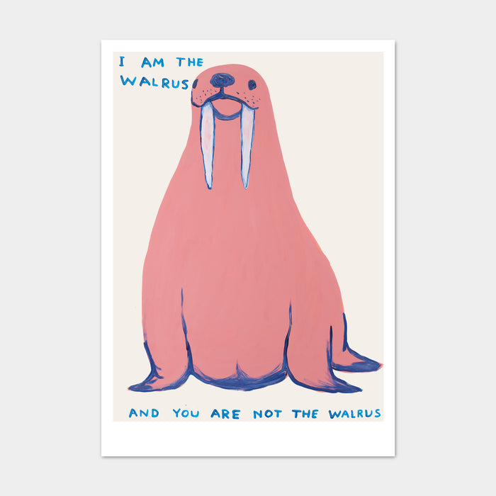 david shrigley David Shrigley Postcards - I Am The Walrus