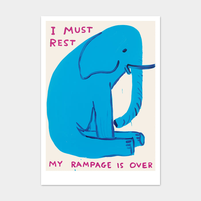 david shrigley David Shrigley Postcards - I Must Rest My Rampage Is Over david shrigley David Shrigley Postcards - I Must Rest My Rampage Is Over