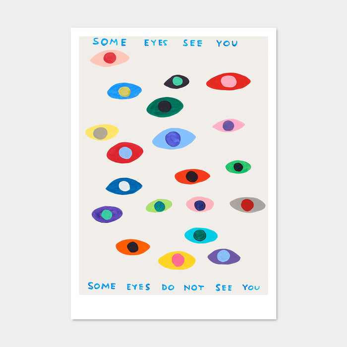 david shrigley David Shrigley Postcards - Some Eyes See You