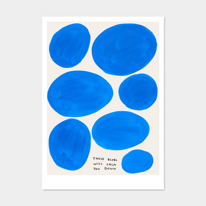 david shrigley David Shrigley Postcards - These Blobs Will Calm You Down
