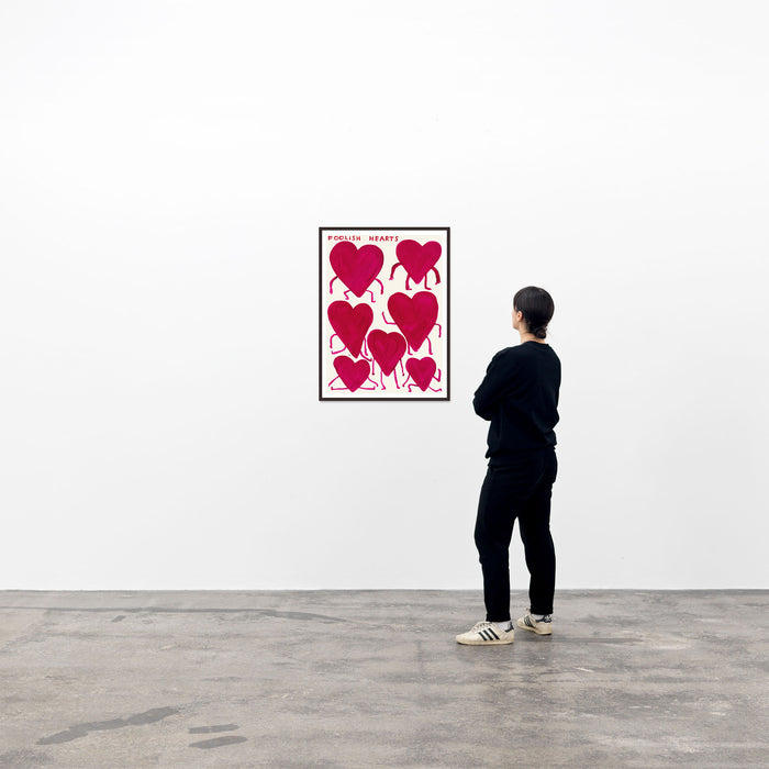 David Shrigley David Shrigley Posters - Foolish Hearts