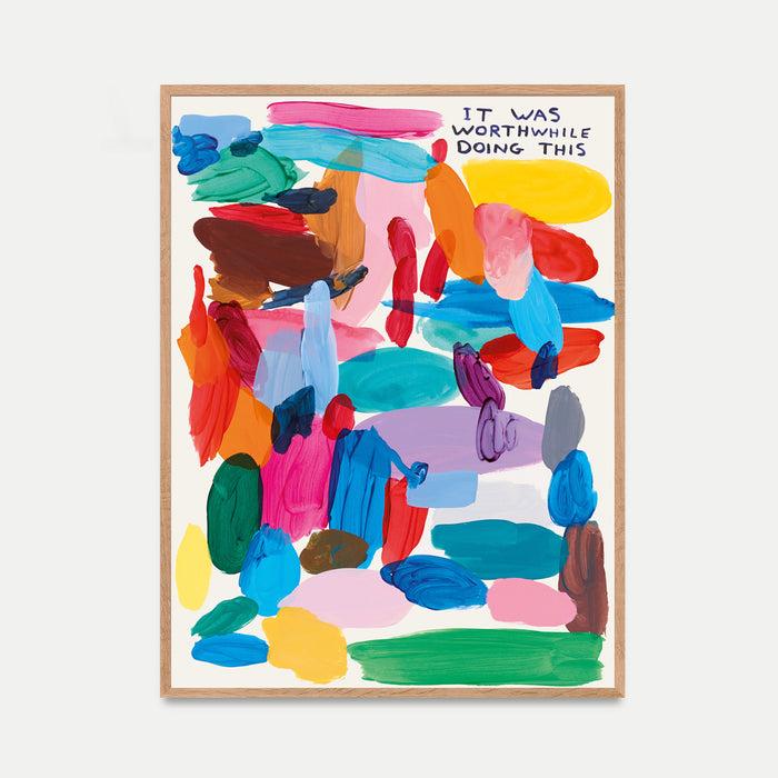 David Shrigley David Shrigley Posters - It Was Worthwhile Doing This