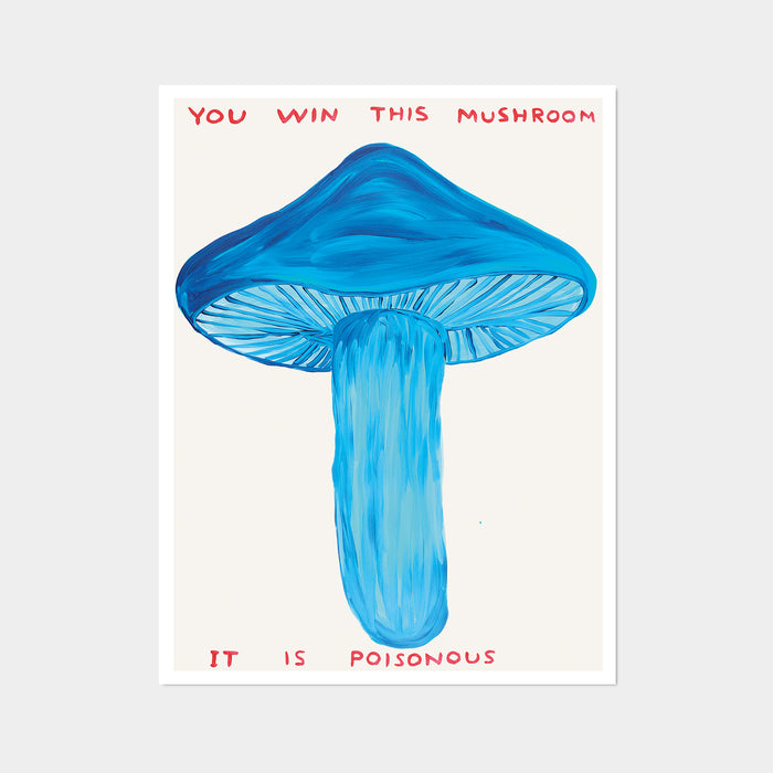 david shrigley David Shrigley Posters - You Win This Mushroom