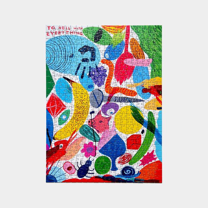 david shrigley David Shrigley - To Hell With Everything Jigsaw Puzzle
