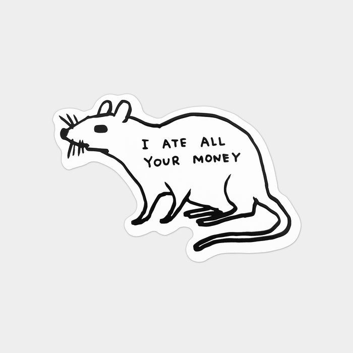 David Shrigley David Shrigley Vinyl Stickers - Stupid Decisions