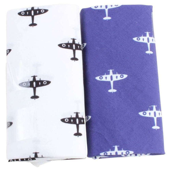 david van hagen Blue Novelty Spitfire Handkerchief Set