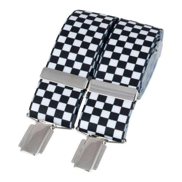 david van hagen Black Check Braces