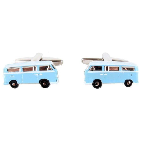 david van hagen Blue Campervan Cufflinks