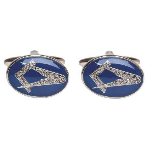 david van hagen Blue Masonic Cufflinks