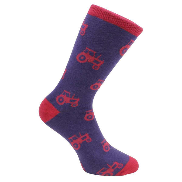 david van hagen Blue Tractor Socks