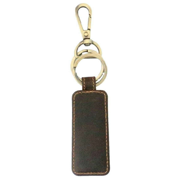 david van hagen Brown Vintage Leather Key Ring