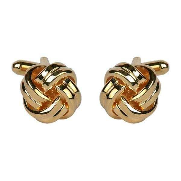 david van hagen Gold Double Cord Cufflinks