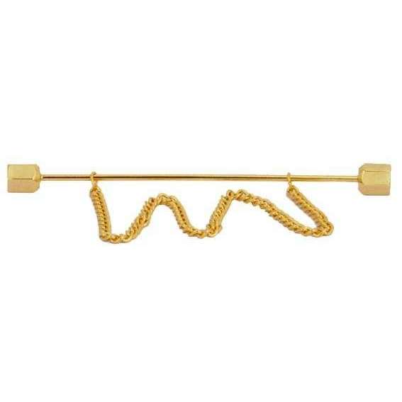 david van hagen Gold Gold Plated Collar Bar