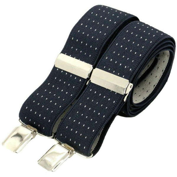 david van hagen Navy Polka Dot 35mm Braces