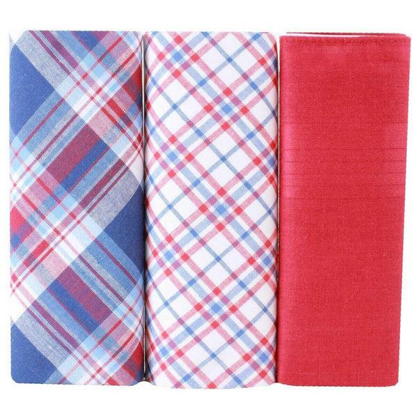 david van hagen Red Assorted 3 Pack Handkerchief