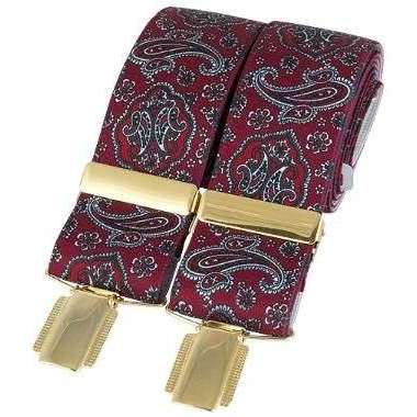 david van hagen Red Classic Paisley Fashion Brace