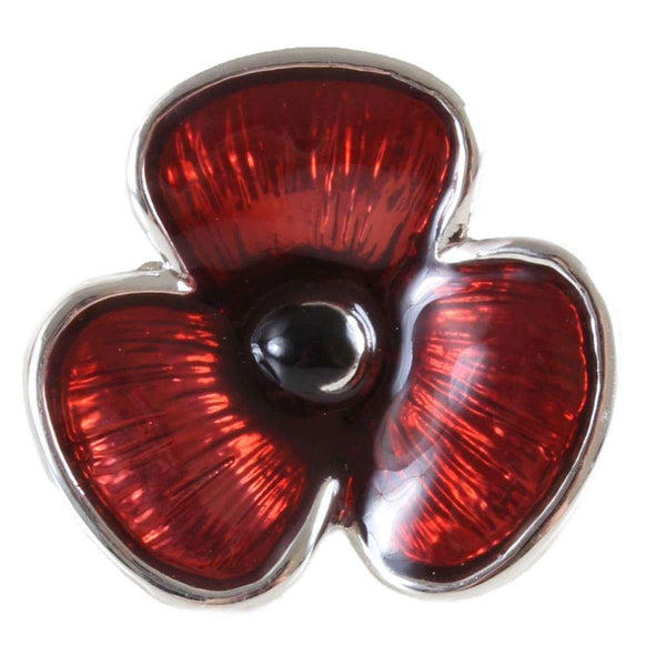 david van hagen Red Poppy Cravat Pin