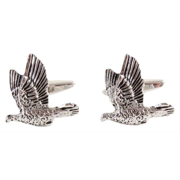 david van hagen Silver Game Bird Cufflinks