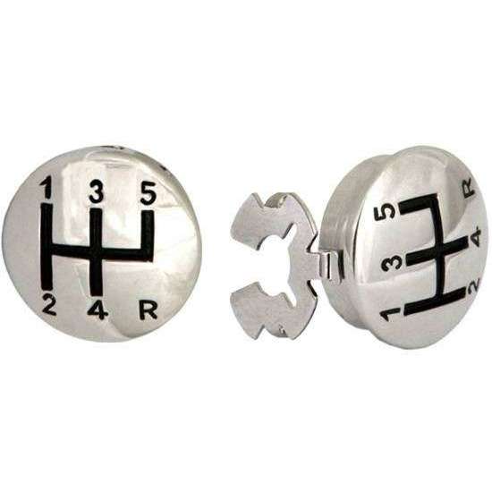 david van hagen Silver Gear Lever Button Covers