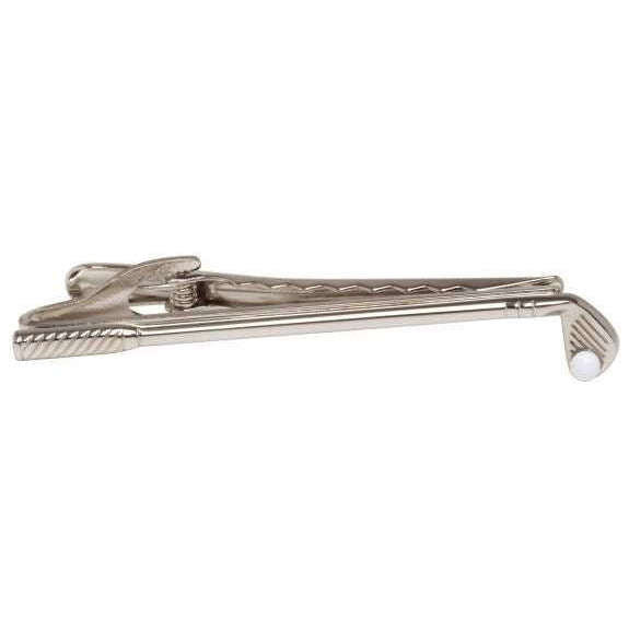 david van hagen Silver Golf Club and Ball Tie Clip