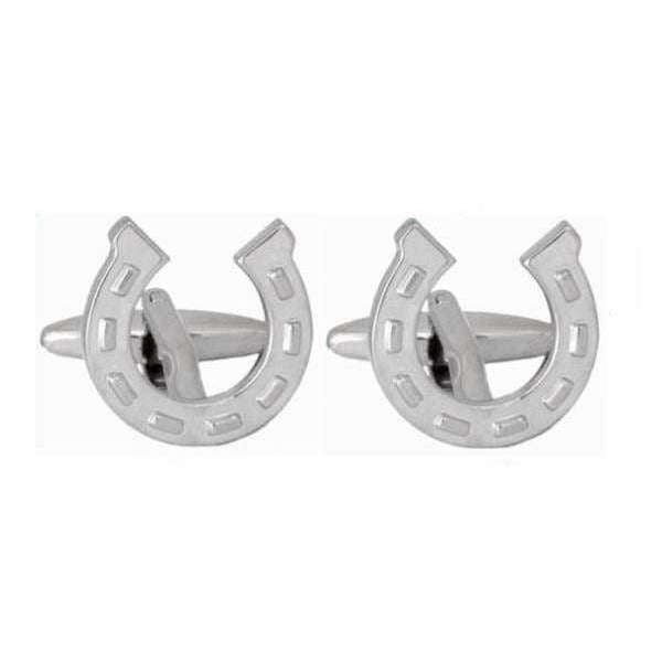 david van hagen Silver Horse Shoe Cufflinks