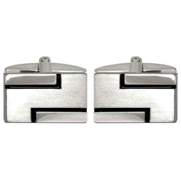 david van hagen Silver Lined Cufflinks