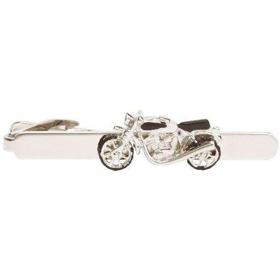 david van hagen Silver Motorbike Tie Clip