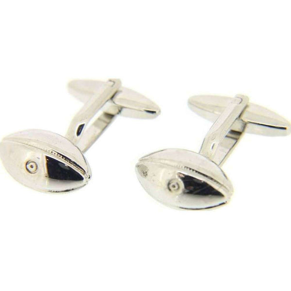 david van hagen Silver Rugby Ball Cufflinks