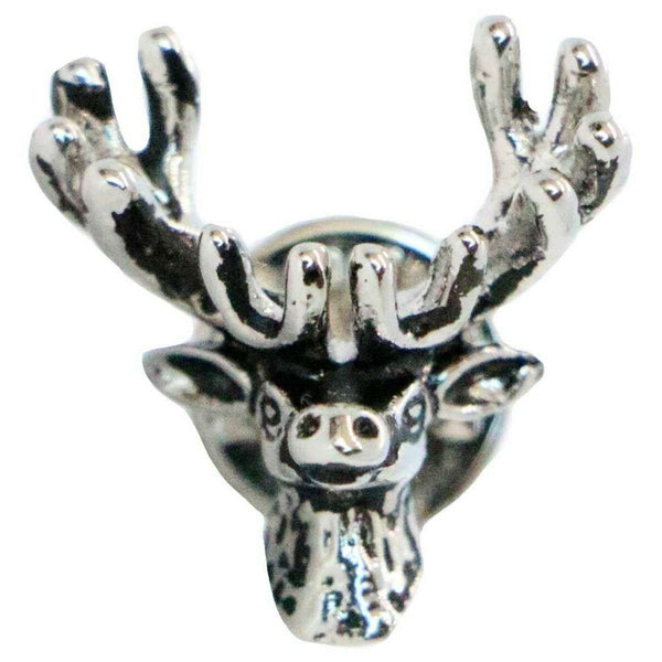 david van hagen Silver Stag Lapel Pin