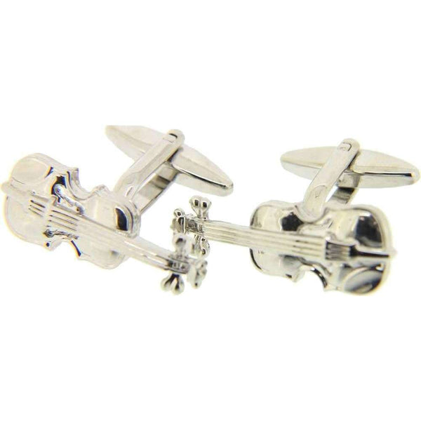 david van hagen Silver Violin Cufflinks