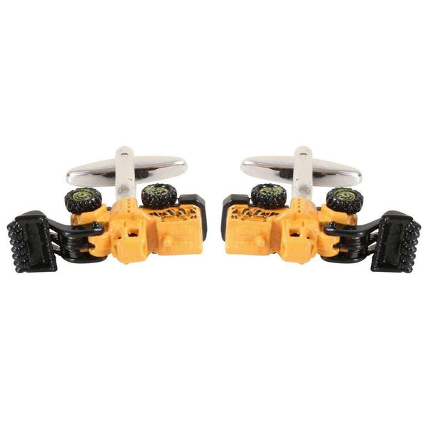 david van hagen Yellow Dumper Truck Cufflinks