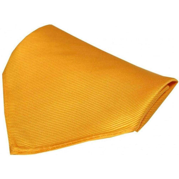 david van hagen Gold Diagonal Twill Silk Pocket Square