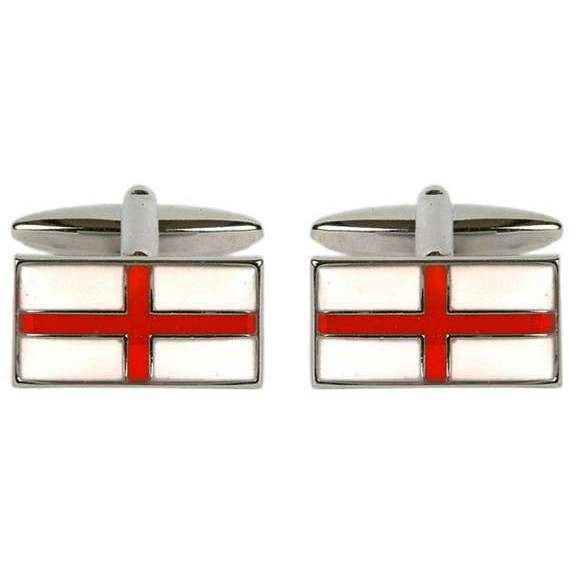 david van hagen Multi-colour St Georges Cross Cufflinks