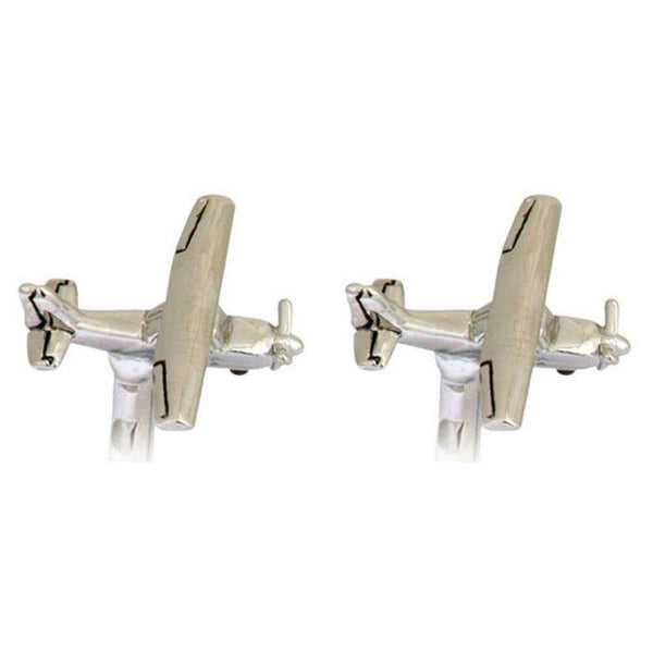 david van hagen Silver Cessna 172 Aircraft Cufflinks