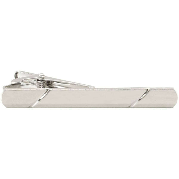 david van hagen Silver Hirewear Crocodile Clip Tie Slide