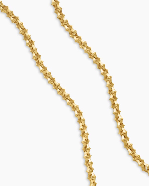 David Van Hagen Armory ® Necklace 18K Yellow Gold 4mm