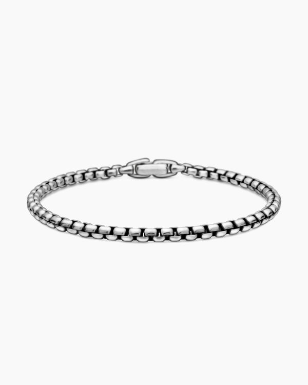 david van hagen Box Chain Bracelet Sterling Silver 3.6mm david van hagen Box Chain Bracelet Sterling Silver 3.6mm
