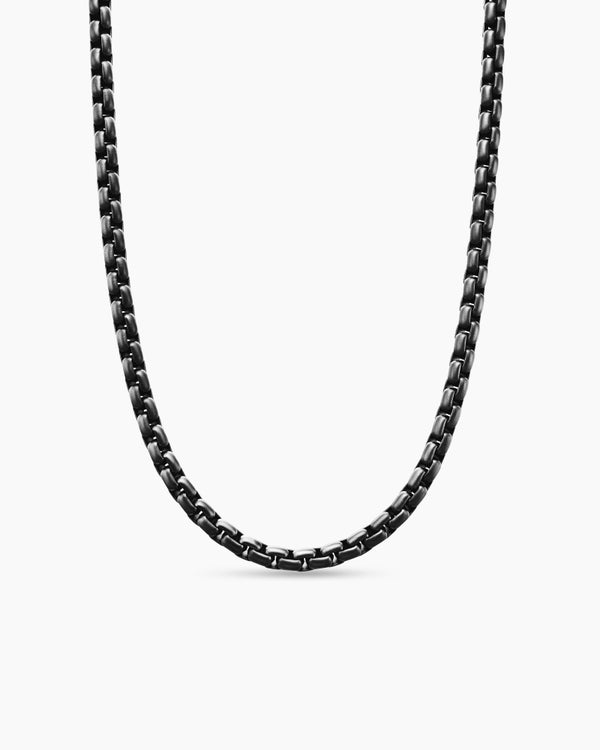 david van hagen Box Chain Necklace Stainless Steel and Sterling Silver 5mm david van hagen Box Chain Necklace Stainless Steel and Sterling Silver 5mm