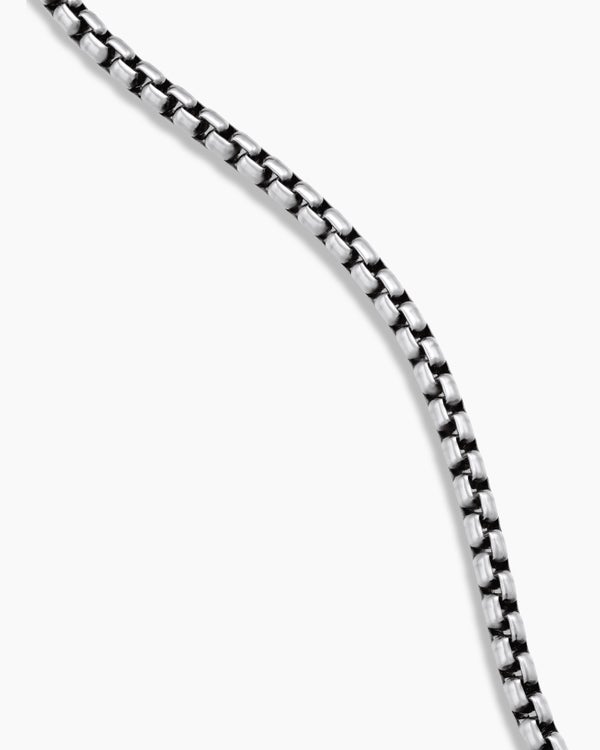 David Van Hagen Box Chain Necklace Sterling Silver 2.7mm
