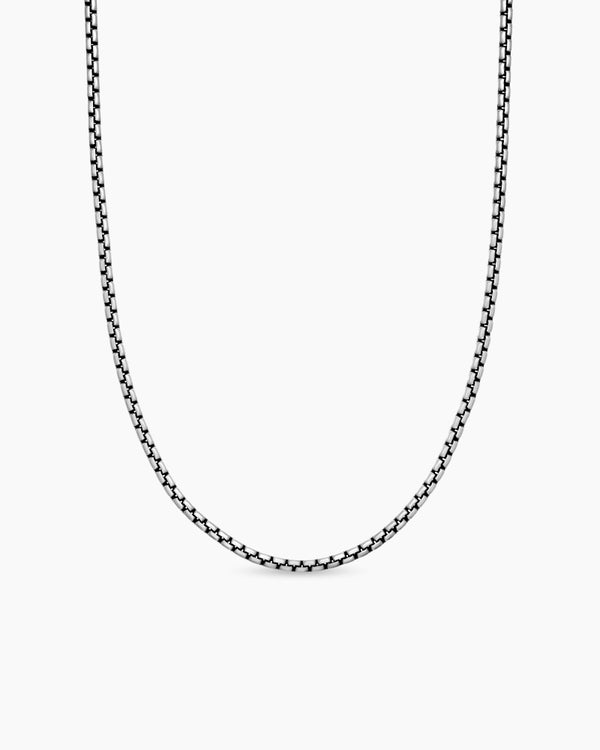 david van hagen Box Chain Necklace Sterling Silver 2.7mm