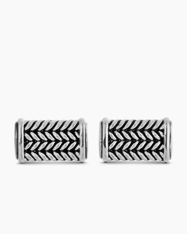david van hagen Chevron Cufflinks Sterling Silver 22.8mm
