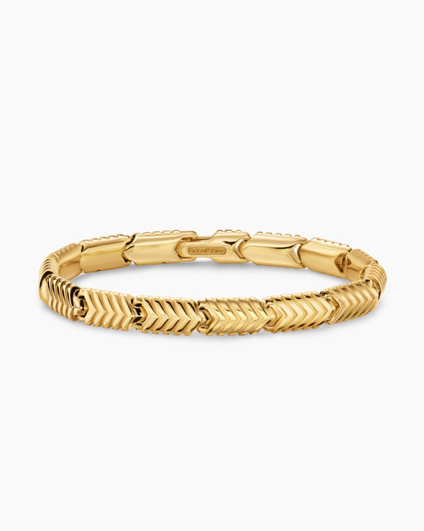 david van hagen Chevron Link Bracelet 18K Yellow Gold 7.6mm david van hagen Chevron Link Bracelet 18K Yellow Gold 7.6mm