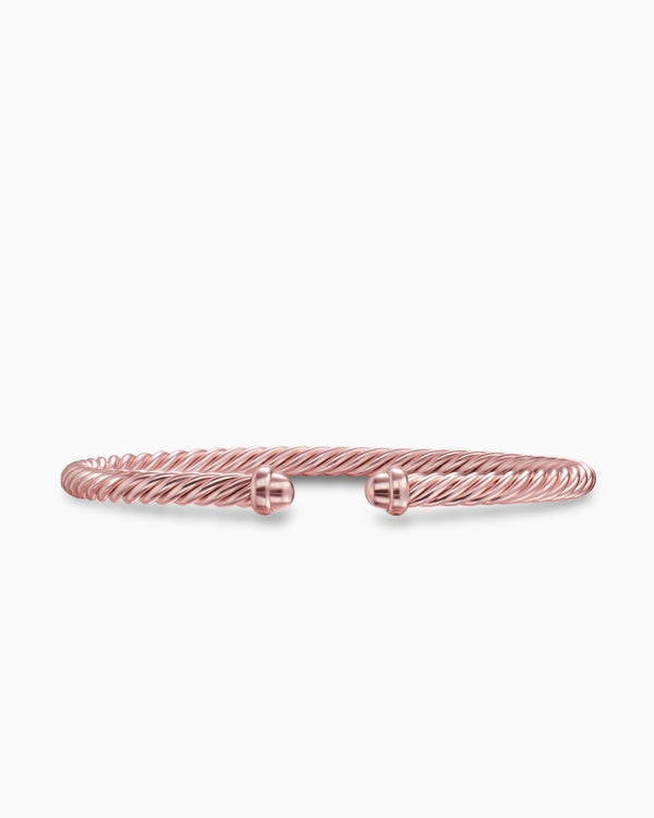 david van hagen Classic Cable Bracelet Baby Pink Aluminum 4mm